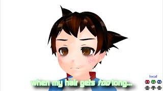 [MMD] Toby can't grow his hair out