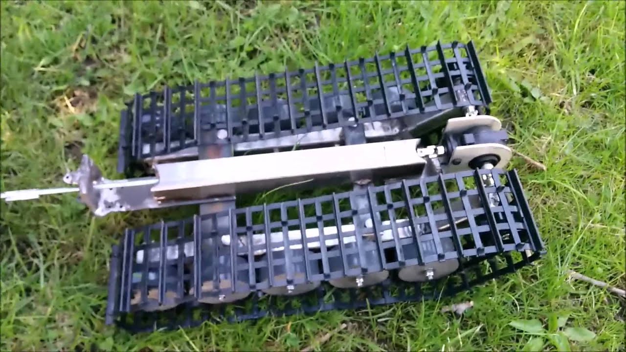 BV206 RC test #1 - Testing differential and tracks - YouTube
