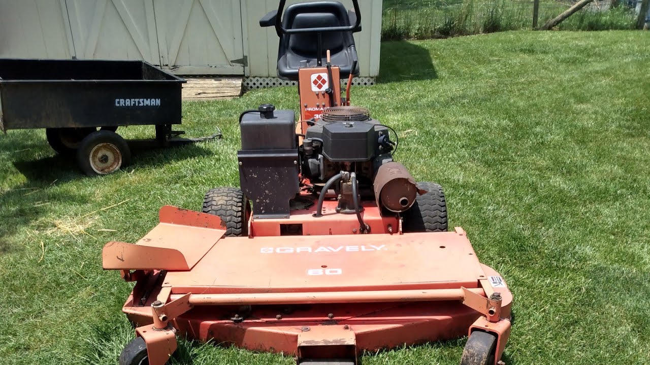 My Gravely promaster 300 update YouTube