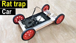 How To Make A Car From Mouse Trap - Simple and Easy