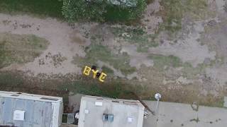 Golden Balloons in Iraan, Texas, USA - Bye