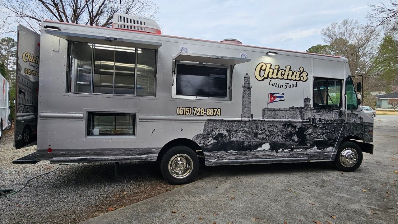 Chichas Latin Food by D Royal custom  food trucks