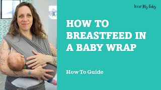 🤱 How to Breastfeed in a Stretchy Baby Wrap 🌟 screenshot 5
