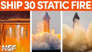 Starship 30 Static Fire Test | SpaceX Boca Chica