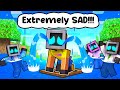 Teevee family is extremely sad in minecraft