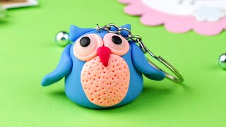Как сделать брелок-сову из полимерной глины своими руками Как сделать брелок-сову из полимерной глины своими руками