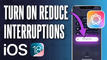 How to Turn ON Reduce Interruptions Focus Mode on iPhone (iOS 18.1)