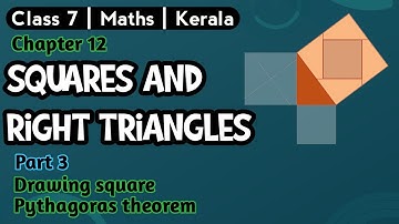 Class 7 Maths Squares and right triangles part 3