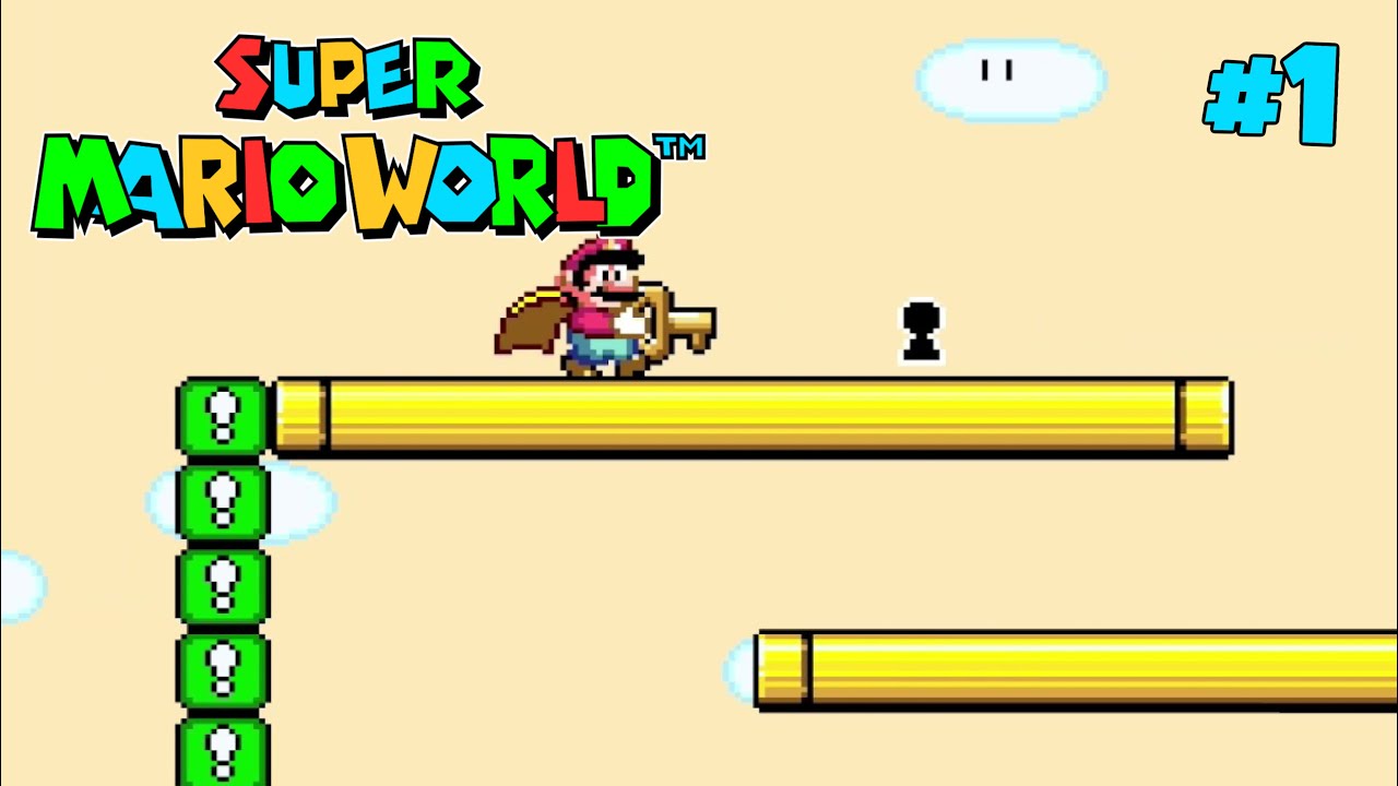 Super Mario World - Yoshi's Island/Donut Plains - All Secrets (No Commentary) #1