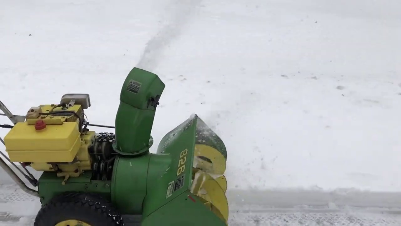 John Deere Snowblower 10/32 YouTube