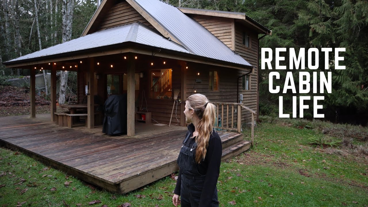 We Got a Remote Cabin on an Island | Cabin Life on an Isolated Island