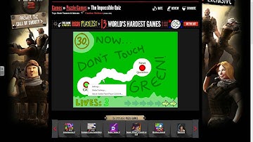 Impossible quiz level 1-60