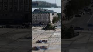 Киев.  Дрифт на Софийской площади