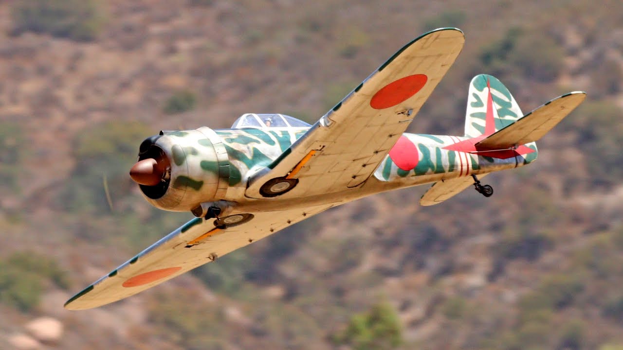 Giant Scale Nakajima Ki-43 Oscar (Hangar 9) with Saito Radial