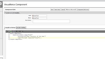 Nexstara Salesforce Visualforce Workbook Walkthrough - Tutorial 10 - Using Custom Components