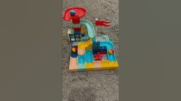 ASMR Building Blocks - Marble Run Race Satisfying Build