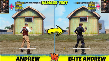 ANDREW VS ELITE ANDREW DAMAGE TEST FREE FIRE | PARA- SAMSUNG,A3A5,A6,A7,A8,J2,J4,J5,J6,J7,S3,S5,S9