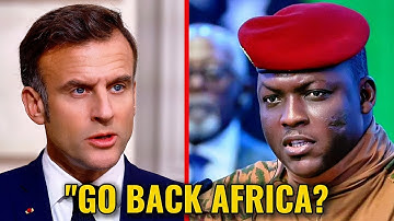 Macron Tells Ibrahim Traoré ‘Go Back to Africa’ — His Powerful Response SHOCKS Europe