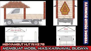 CARA MEMBUAT MOBIL HIAS DARI STEROFOAM BEKAS | KARNAVAL BUDAYA KELURAHAN BUMIAYU MALANG HUT RI KE 78