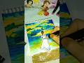 A girl feeling the beach #easypainting #viralpainting #trending #assameseartist