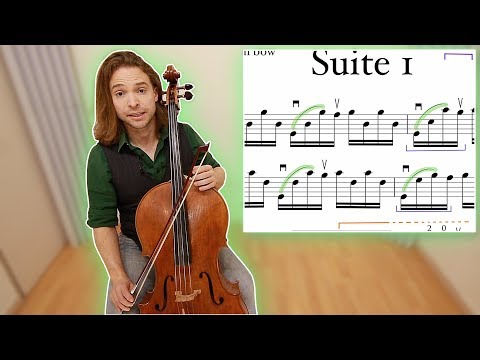 How to play BACH PRELUDE Suite 1 on CELLO part 1  Baroque Lessons