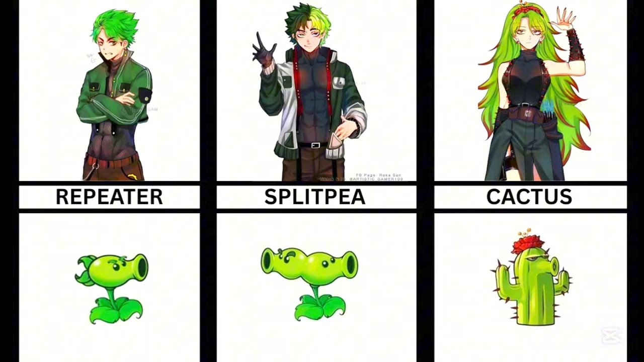 What if Plants Vs Zombies as human/anime. all credits go to reka San 109