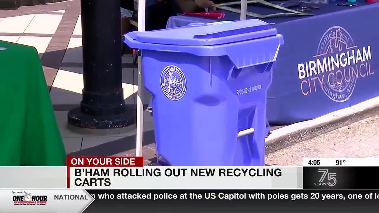 Birmingham rolling out new recycling carts