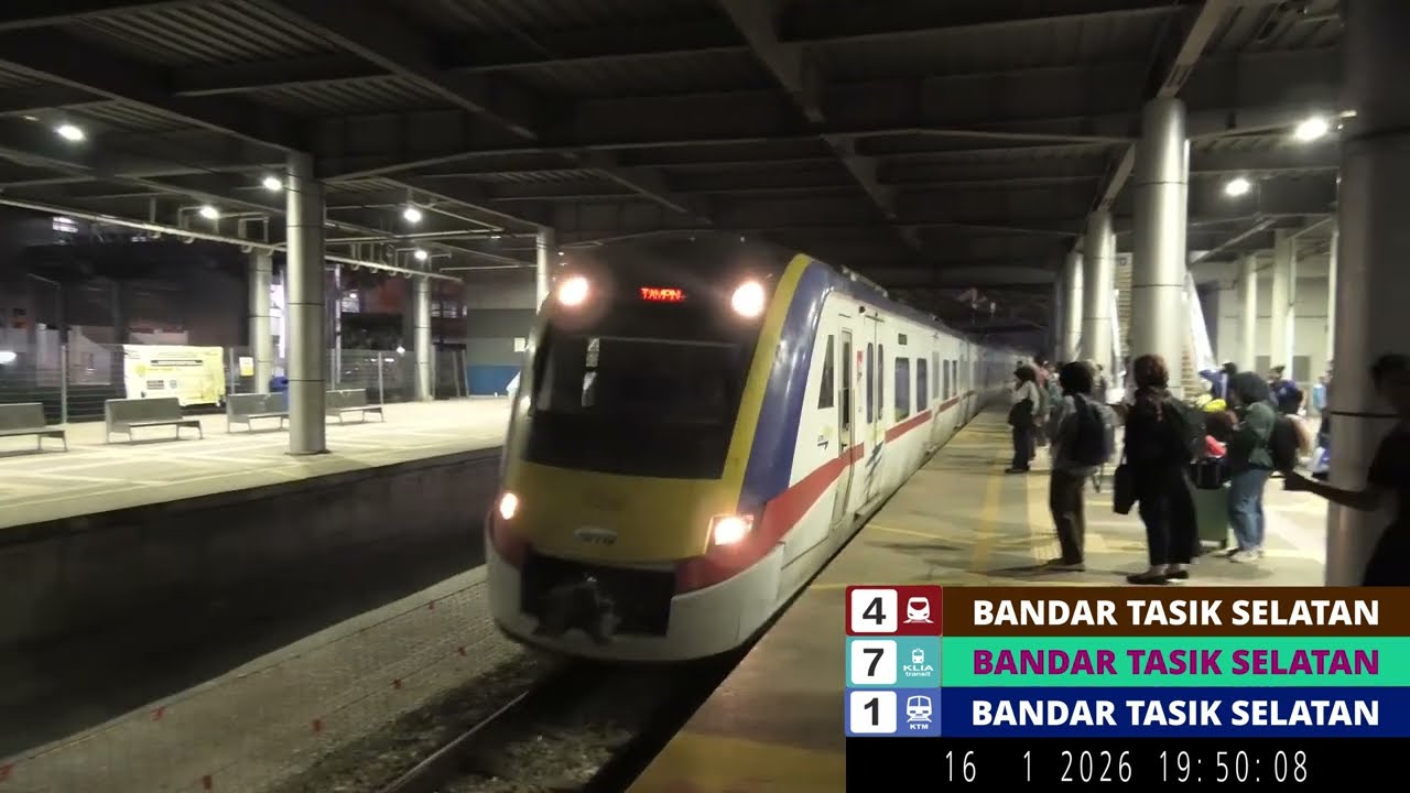 16/01/2026 | Mix | 4K | First Trainspotting and Train Ride in KL | Bandar Tasik Selatan - Asia Jaya