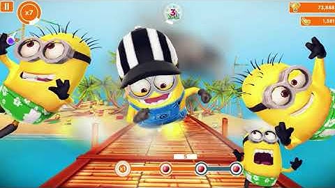 #63 Minion Beach Fun Run, Funny fail