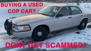 Buying a used police car? Avoid getting SCAMMED!