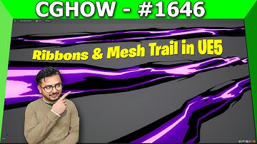 Ribbon & Mesh Trail in Unreal Engine 5.4 Niagara Tutorial