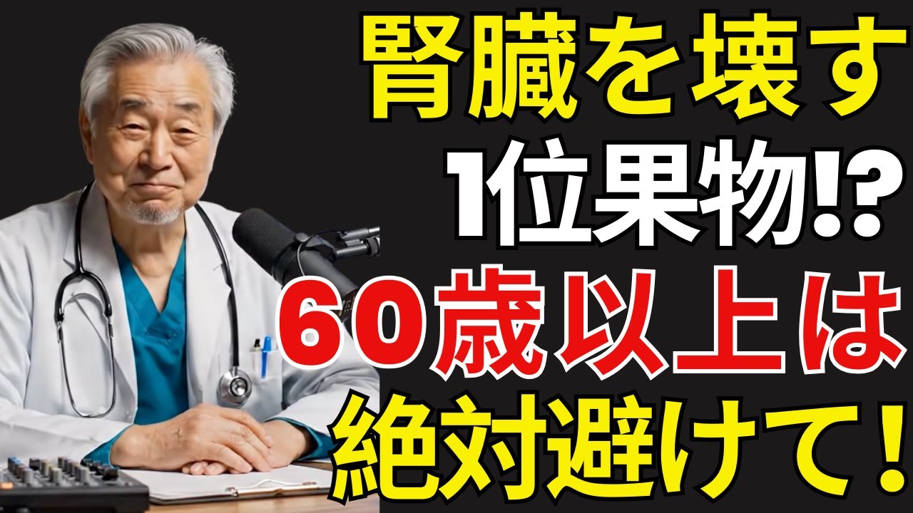 【危険】60歳過ぎてこの果物食べてる人、腎臓壊れます｜医師が絶対避ける4つ | 遠隔医療