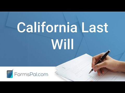 Video: Un esecutore testamentario può essere in California?