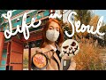 halloween cafes and palace at night 🍂 day in my life in seoul, korea VLOG