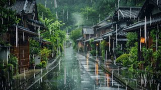 Listen to the Soothing Sound of the Rain☔ | Nature rain sounds for Deep Sleep, Insomnia Relief~