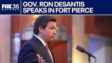 LIVE: Gov. DeSantis announces infrastructure, workforce development investments