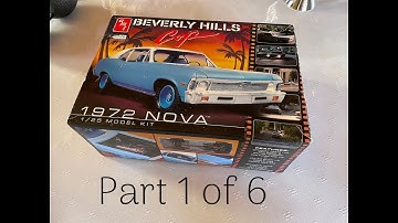 Building a abandoned 1/25 scale 1972 Chevy Nova, part 1