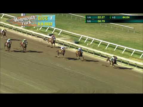 video thumbnail for MONMOUTH PARK 08-08-22 RACE 7