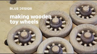 How to make wooden car wheels