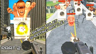 Skibidi toilet shooting battle part 2 mobile gameplay screenshot 2