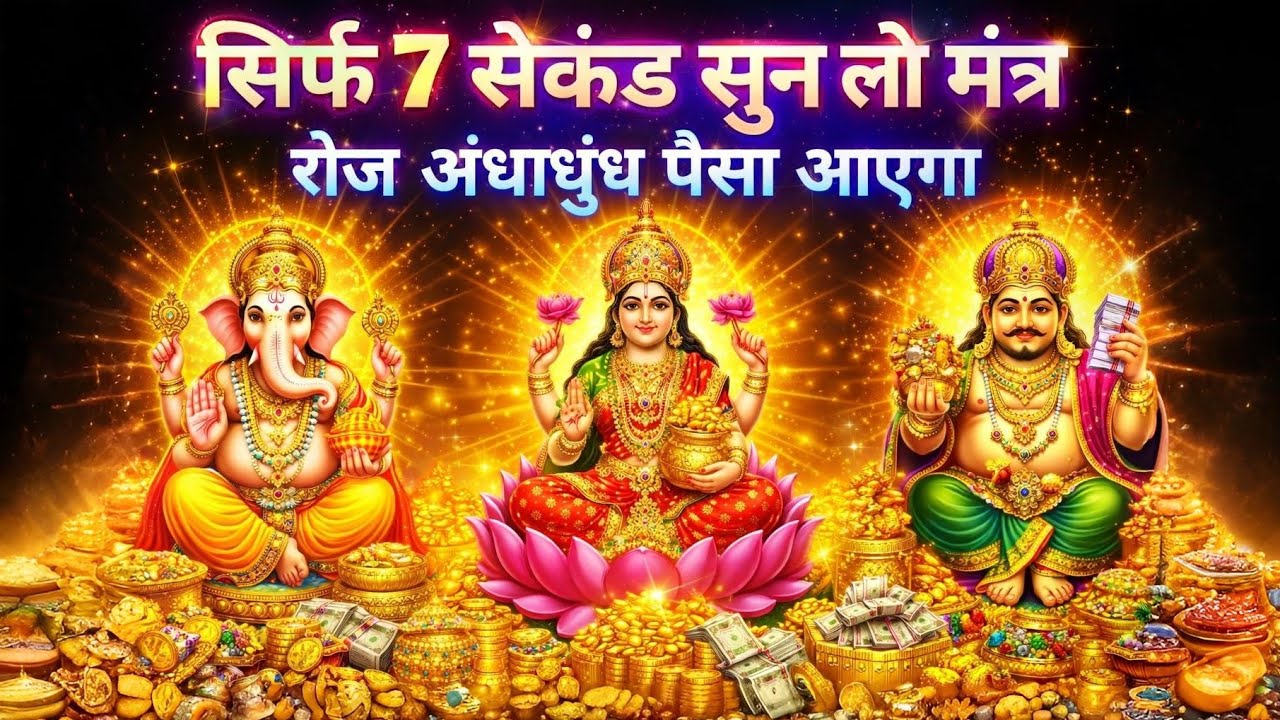 🤑 सुनते ही गुप्त धन प्राप्त न हो तो मेरा नाम बदल देना | गणेश–लक्ष्मी–कुबेर महामंत्र 💵💰