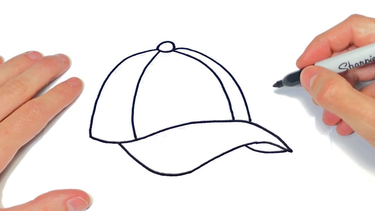 Cómo dibujar una Gorra Paso a Paso | Dibujo de Gorra - thptnganamst.edu.vn