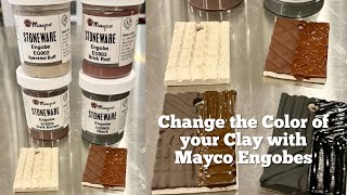 It’s like magic!! Change the Color of your clay with the new Mayco Engobes
