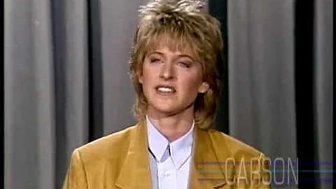 Ellen DeGeneres Early Stand Up Comedy Routine on "...
