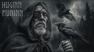 Odins Ravens Huginn And Muninn