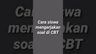 Cara siswa LOGIN CBT e-learning