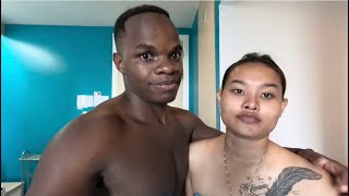 Thai Girl Came To Black Man’s Hotel For A 9 inch Valentine Present