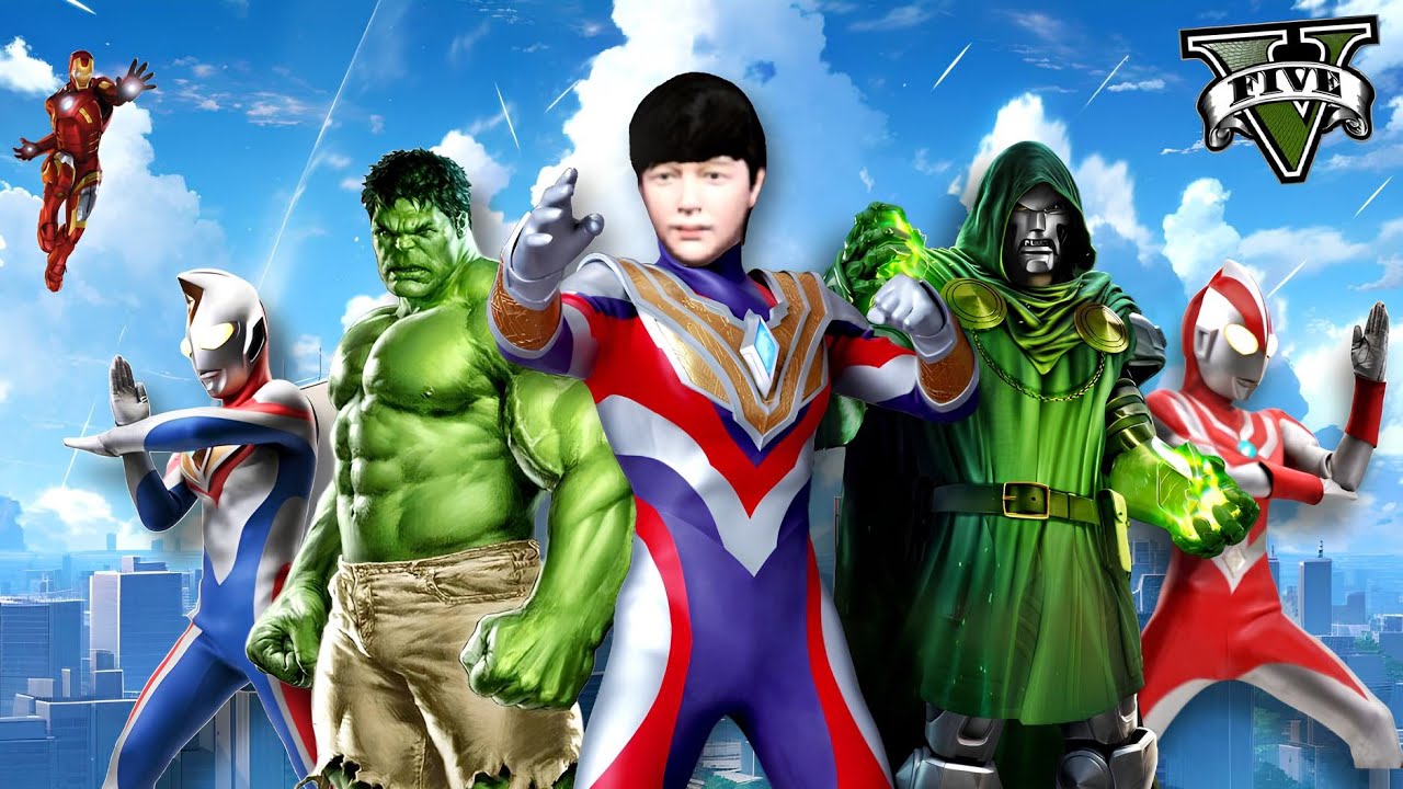 Ultraman SMART နှင့် ပရော်ဖက်ဆာ ဒေါက်တာဆိတ်ဖွား (Movie) | Ultraman SMART in GTA V | SMART On Live