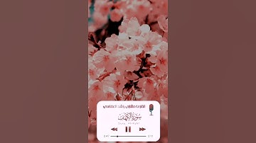 قرآن كريم بصوت مشاري راشد العفاسي🤍حالات واتس اب دينيه _سورة الكهف/مشاري راشد العفاسي حالات واتس قران