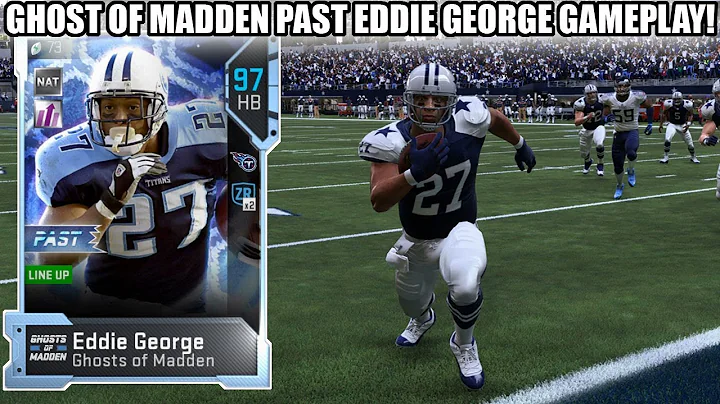 GHOST OF MADDEN PAST EDDIE GEORGE GAMEPLAY! BOWLIN...